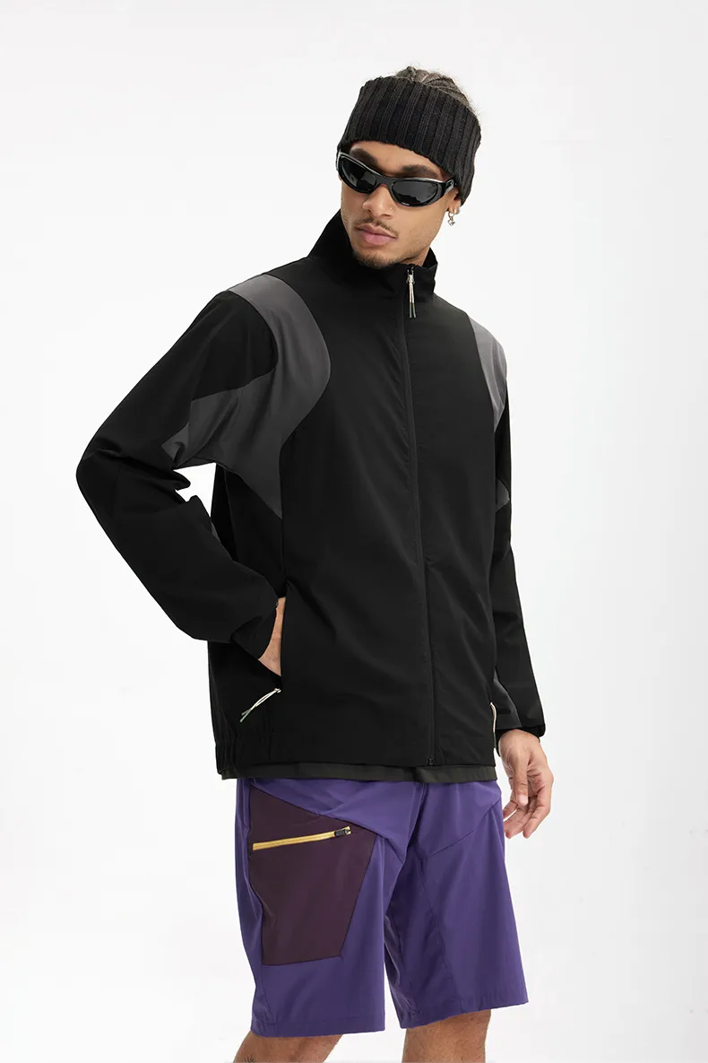 Jie Zhan Men's Wear | Breaking Wind Riding Jacket  Spring And Summer New Tide Brand Outdoor Sports Moisture Wetting Thin Jacket display picture 24