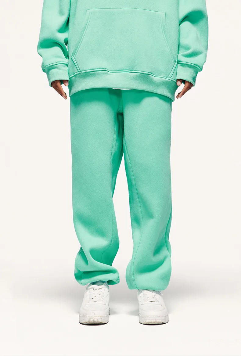 INF Men's Wear | American Casual Suit  Fall/Winter New Fleece-lined Thickened Hooded 10 Color Fleece Wear Pants display picture 9
