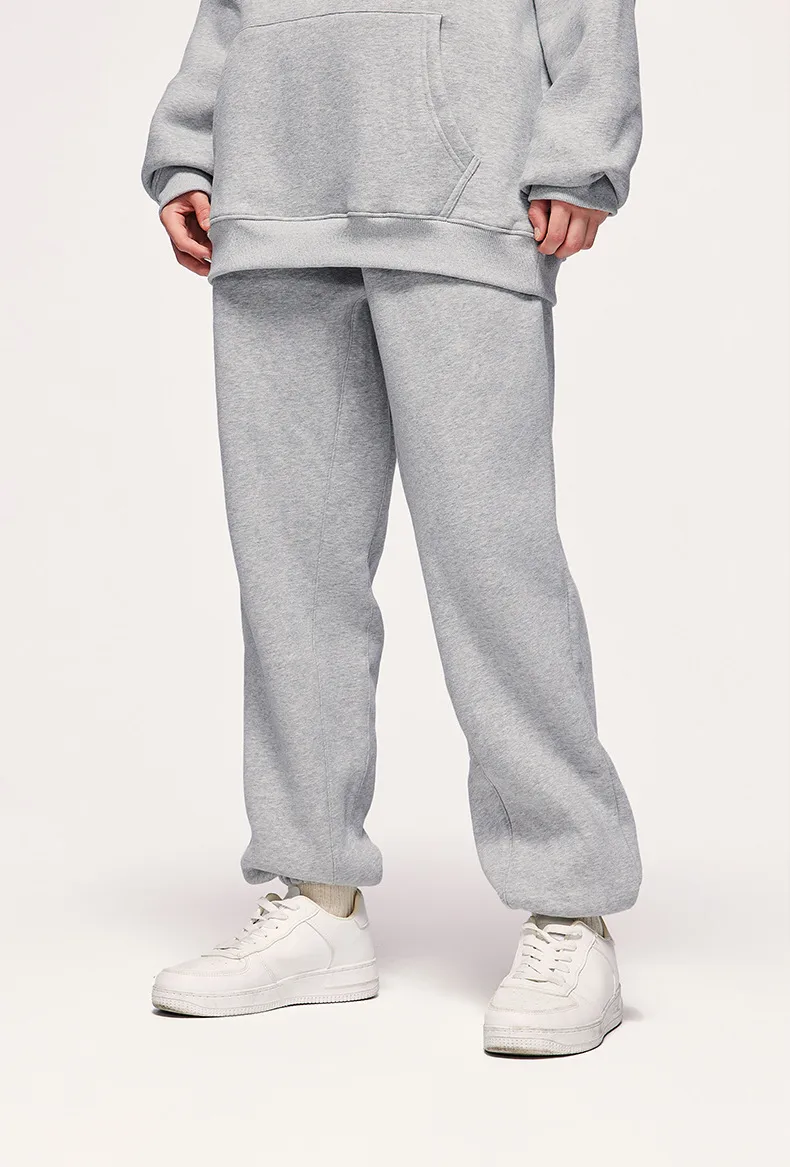 INF Men's Wear | American Casual Suit  Fall/Winter New Fleece-lined Thickened Hooded 10 Color Fleece Wear Pants display picture 18