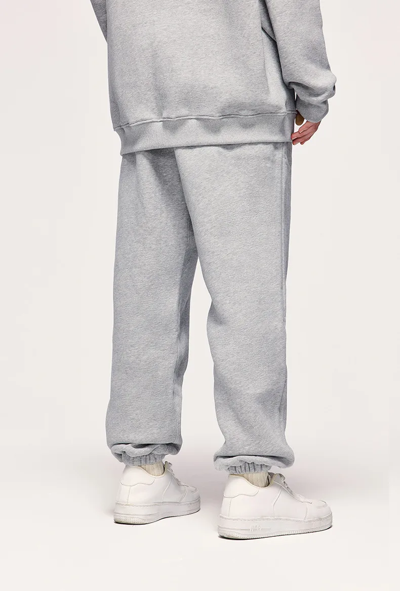 INF Men's Wear | American Casual Suit  Fall/Winter New Fleece-lined Thickened Hooded 10 Color Fleece Wear Pants display picture 19
