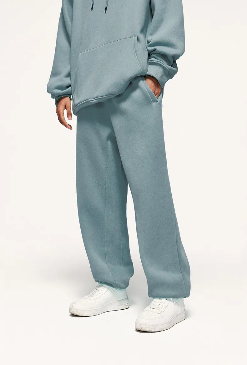INF Men's Wear | American Casual Suit  Fall/Winter New Fleece-lined Thickened Hooded 10 Color Fleece Wear Pants display picture 30