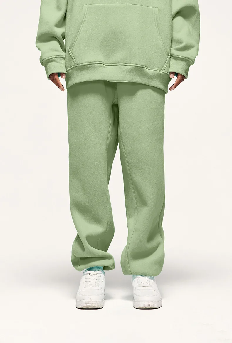 INF Men's Wear | American Casual Suit  Fall/Winter New Fleece-lined Thickened Hooded 10 Color Fleece Wear Pants display picture 33