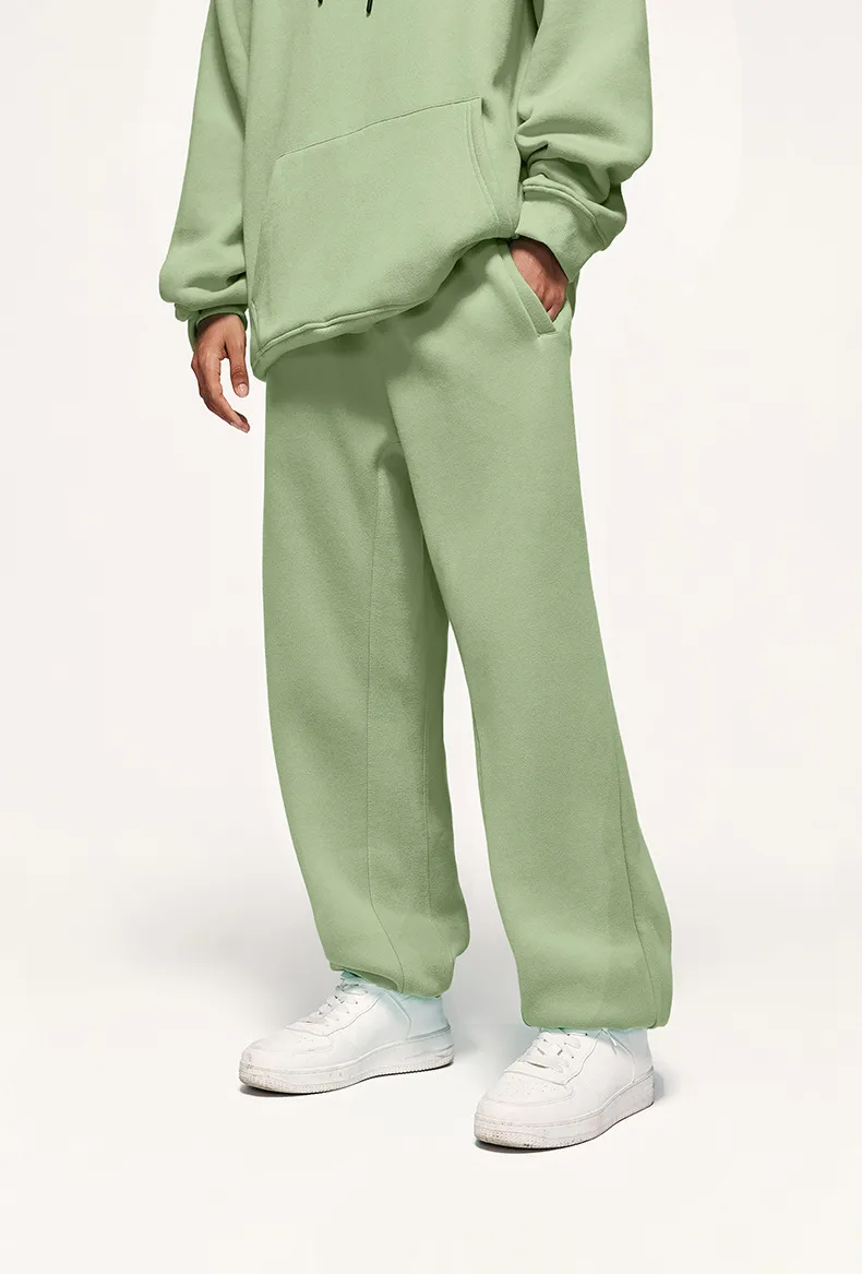 INF Men's Wear | American Casual Suit  Fall/Winter New Fleece-lined Thickened Hooded 10 Color Fleece Wear Pants display picture 34