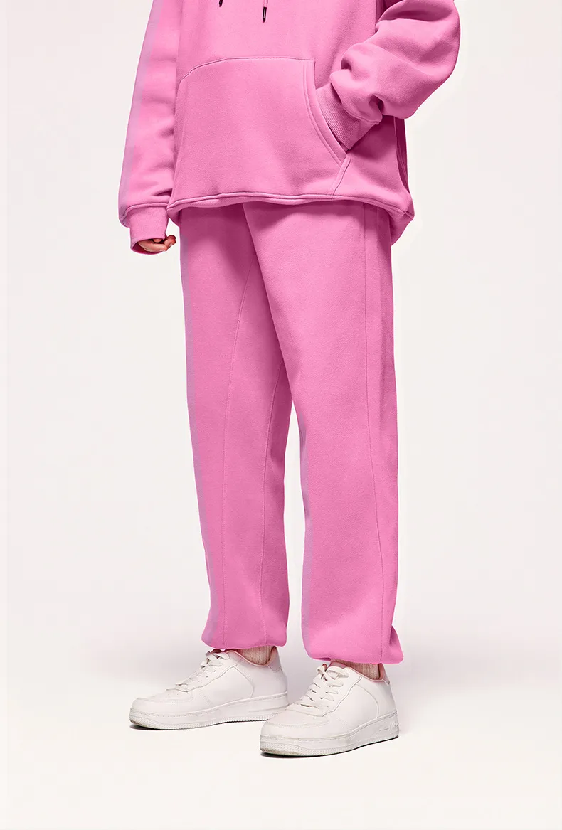 INF Men's Wear | American Casual Suit  Fall/Winter New Fleece-lined Thickened Hooded 10 Color Fleece Wear Pants display picture 36