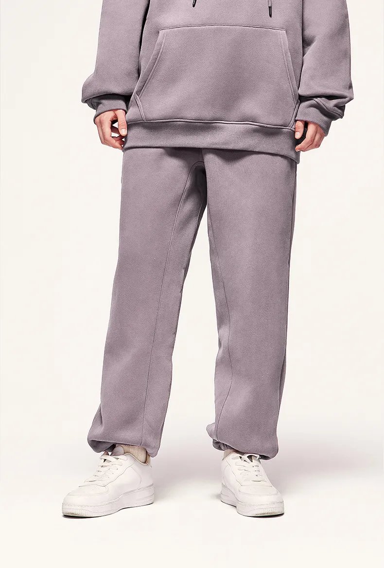 INF Men's Wear | American Casual Suit  Fall/Winter New Fleece-lined Thickened Hooded 10 Color Fleece Wear Pants display picture 44