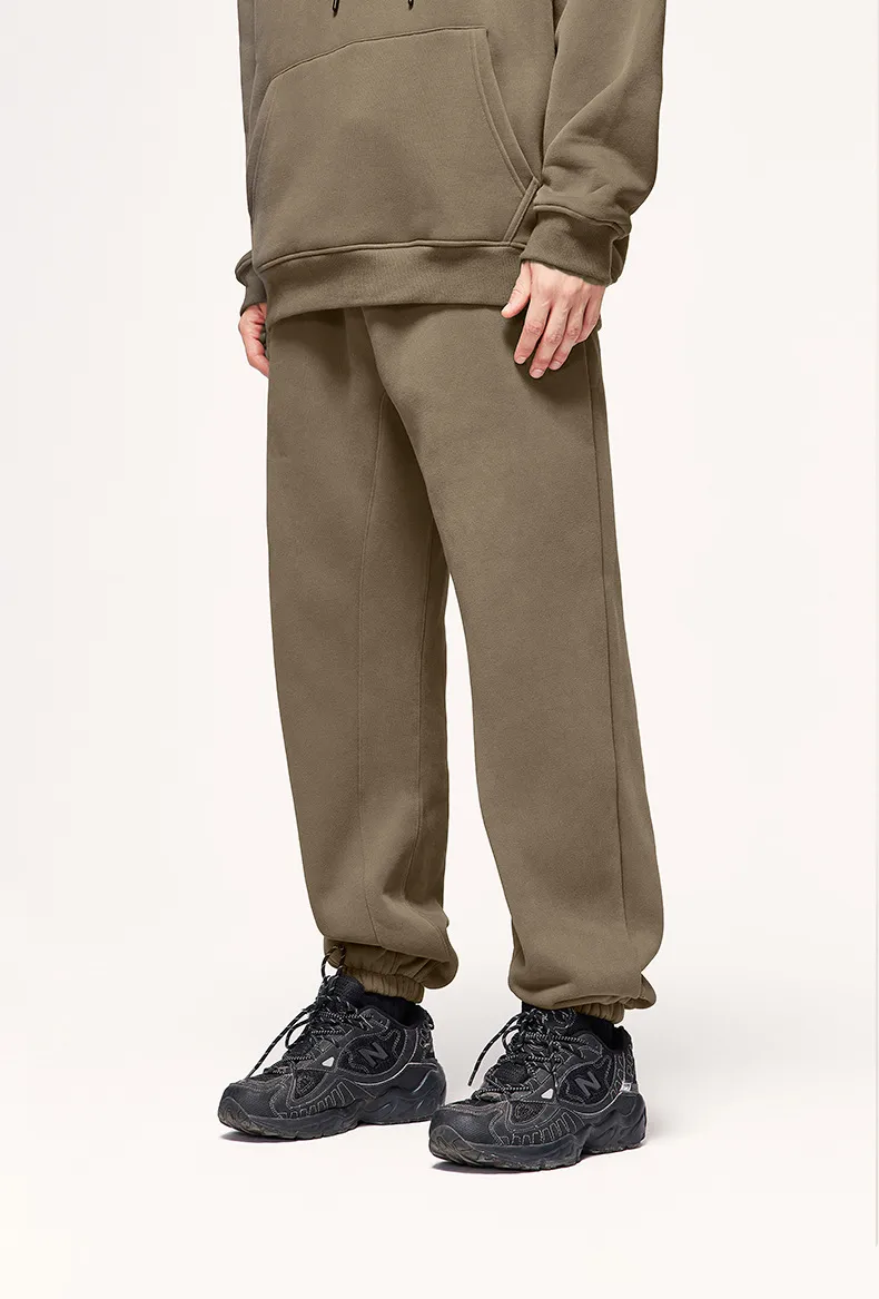 INF Men's Wear | American Casual Suit  Fall/Winter New Fleece-lined Thickened Hooded 10 Color Fleece Wear Pants display picture 48