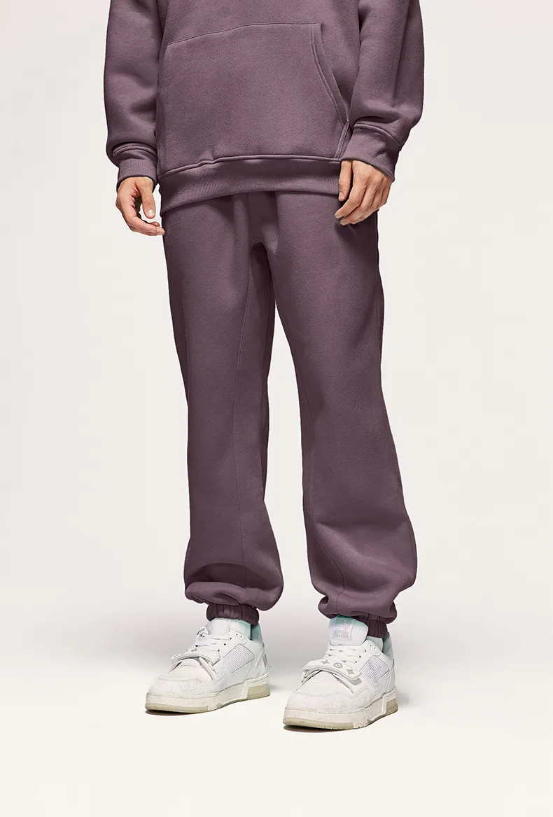 INF Men's Wear | American Casual Suit  Fall/Winter New Fleece-lined Thickened Hooded 10 Color Fleece Wear Pants display picture 56