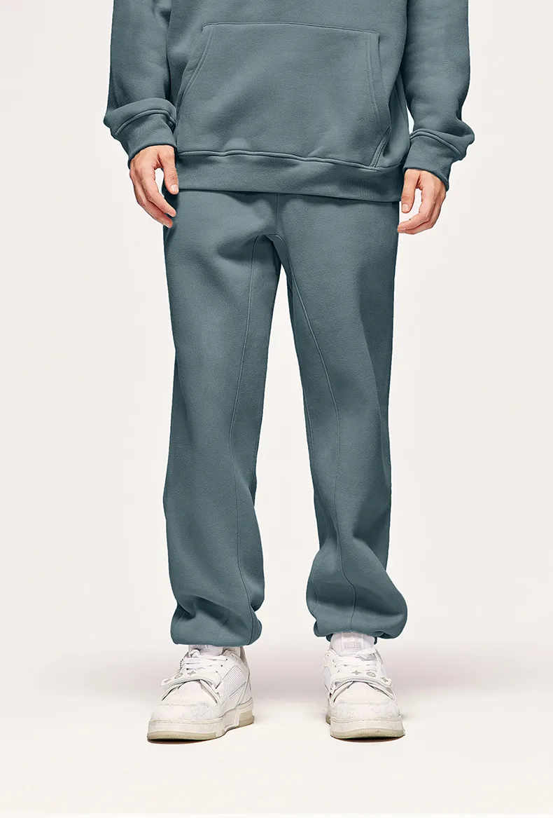 INF Men's Wear | American Casual Suit  Fall/Winter New Fleece-lined Thickened Hooded 10 Color Fleece Wear Pants display picture 59