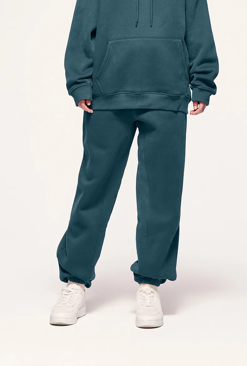 INF Men's Wear | American Casual Suit  Fall/Winter New Fleece-lined Thickened Hooded 10 Color Fleece Wear Pants display picture 68