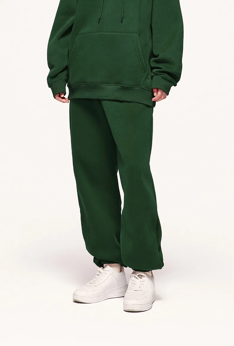 INF Men's Wear | American Casual Suit  Fall/Winter New Fleece-lined Thickened Hooded 10 Color Fleece Wear Pants display picture 72