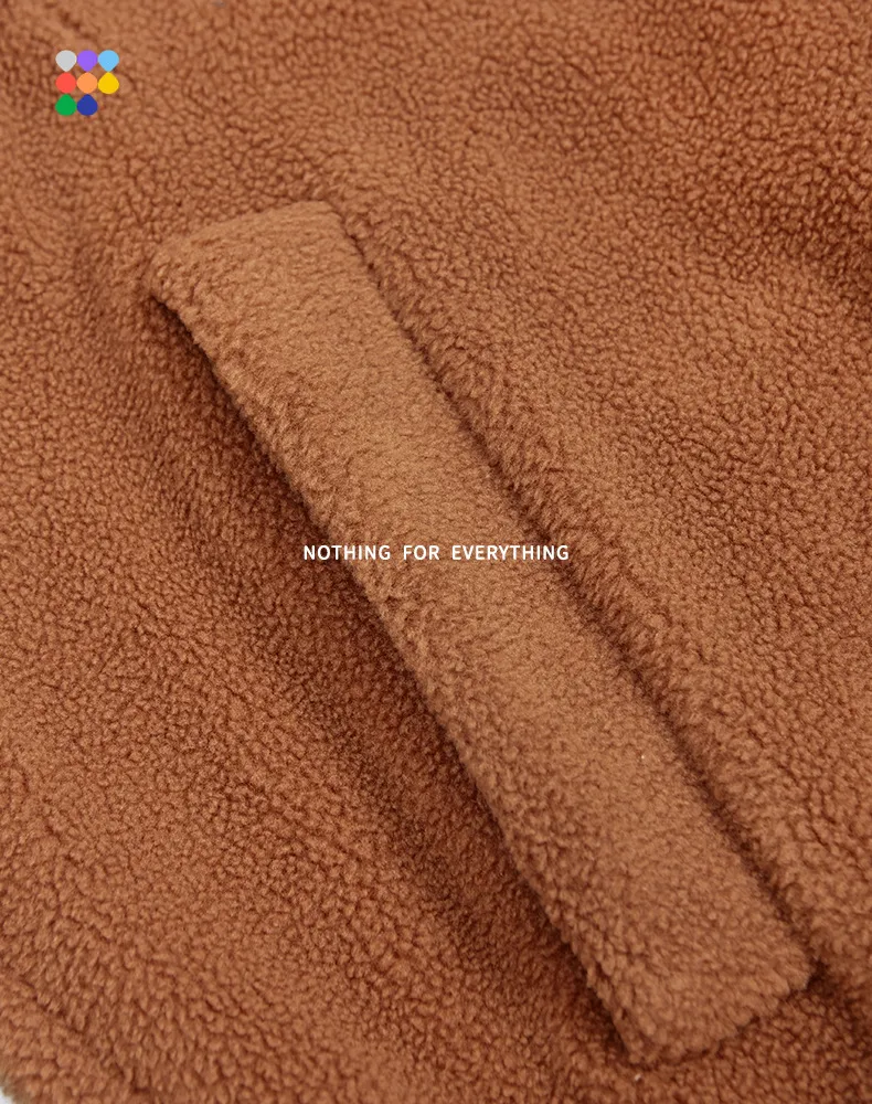 INF Men's Wear | 330g Weight Fleece Reflective Edge Tide Brand Street Loose Solid Color Jacket Jacket display picture 13