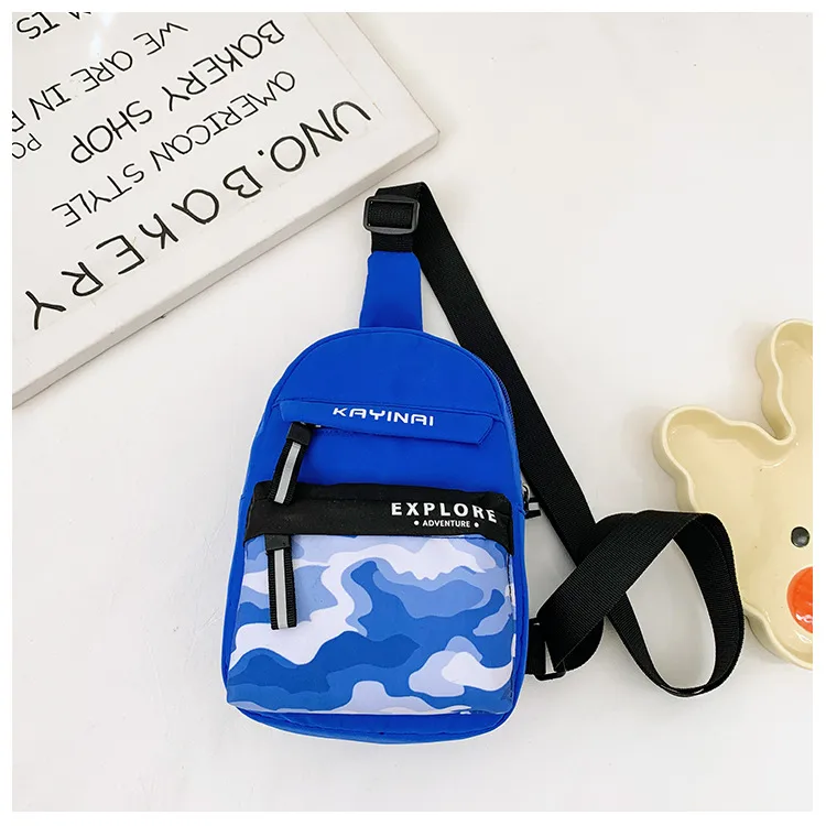 Spring And Summer New New Style Boy's Chest Bag Tooling Style Casual Shoulder Bag Women's Cute Printed Letter Crossbody Bag display picture 35