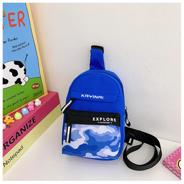 Spring And Summer New New Style Boy's Chest Bag Tooling Style Casual Shoulder Bag Women's Cute Printed Letter Crossbody Bag display picture 36