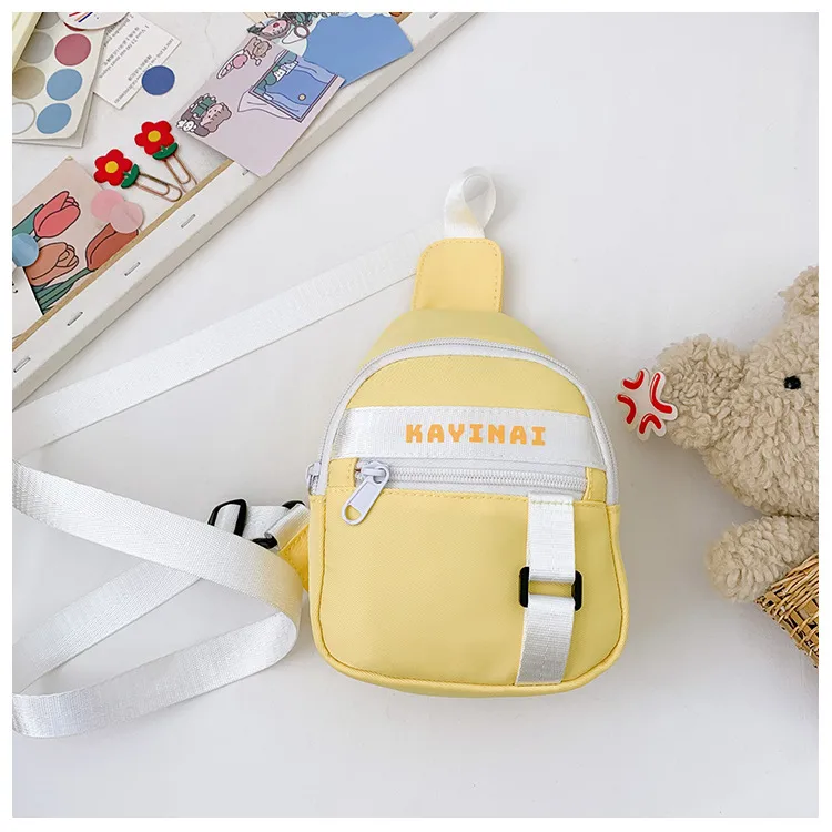 New Fashion Cool Letters Children's Chest Bag Travel Light Change Shoulder Bag Wholesale New Fashion Color Matching Children's Bag display picture 37