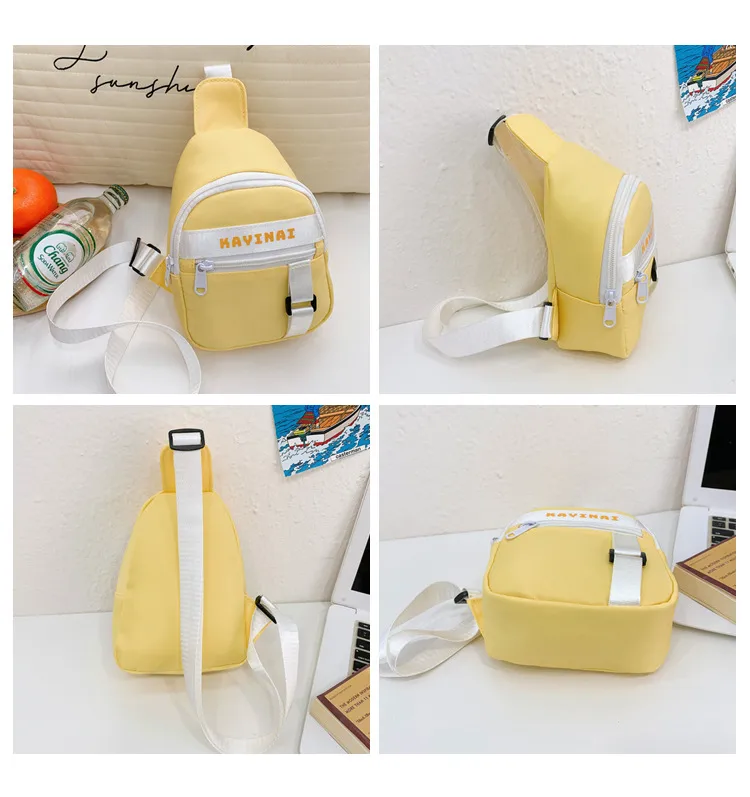 New Fashion Cool Letters Children's Chest Bag Travel Light Change Shoulder Bag Wholesale New Fashion Color Matching Children's Bag display picture 39