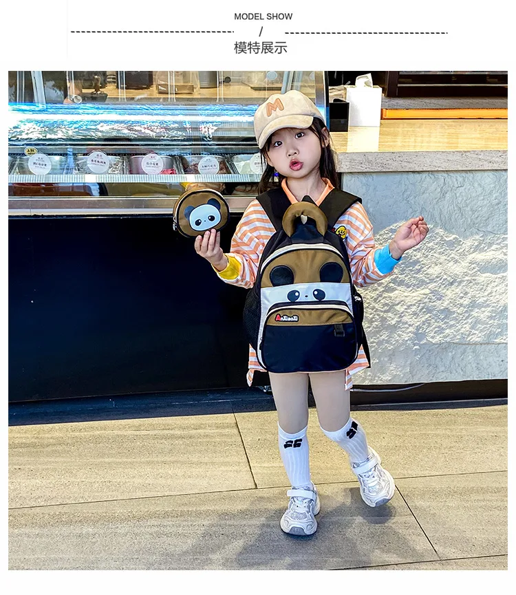 Cartoon Small Animal Children's Shoulder Bag New In Stock Kindergarten School Bag Wholesale Cute Baby Going Out Backpack display picture 1