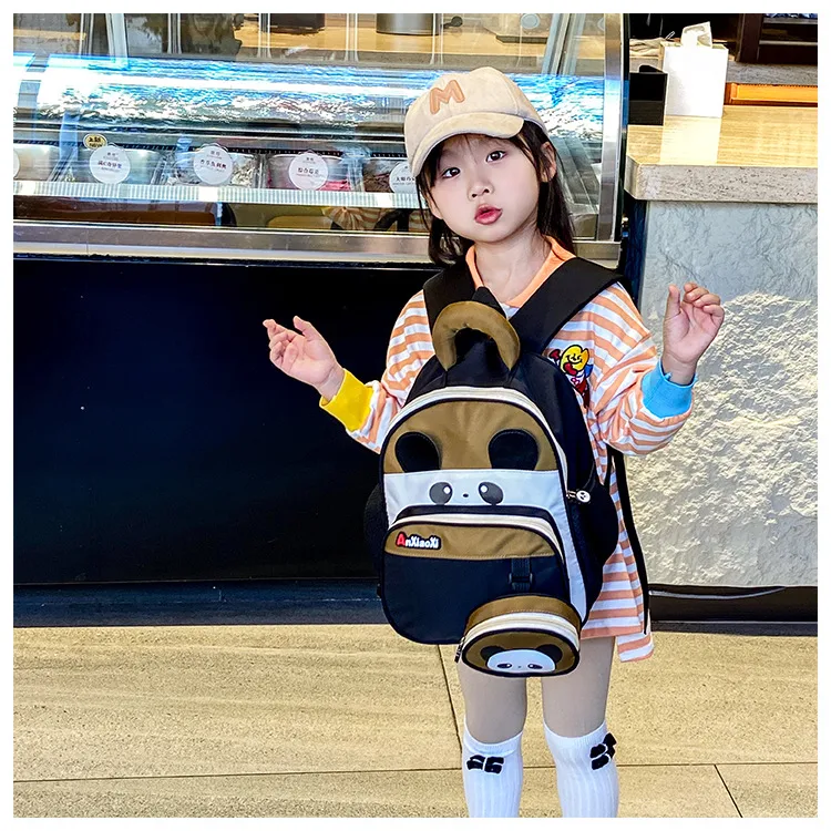 Cartoon Small Animal Children's Shoulder Bag New In Stock Kindergarten School Bag Wholesale Cute Baby Going Out Backpack display picture 2
