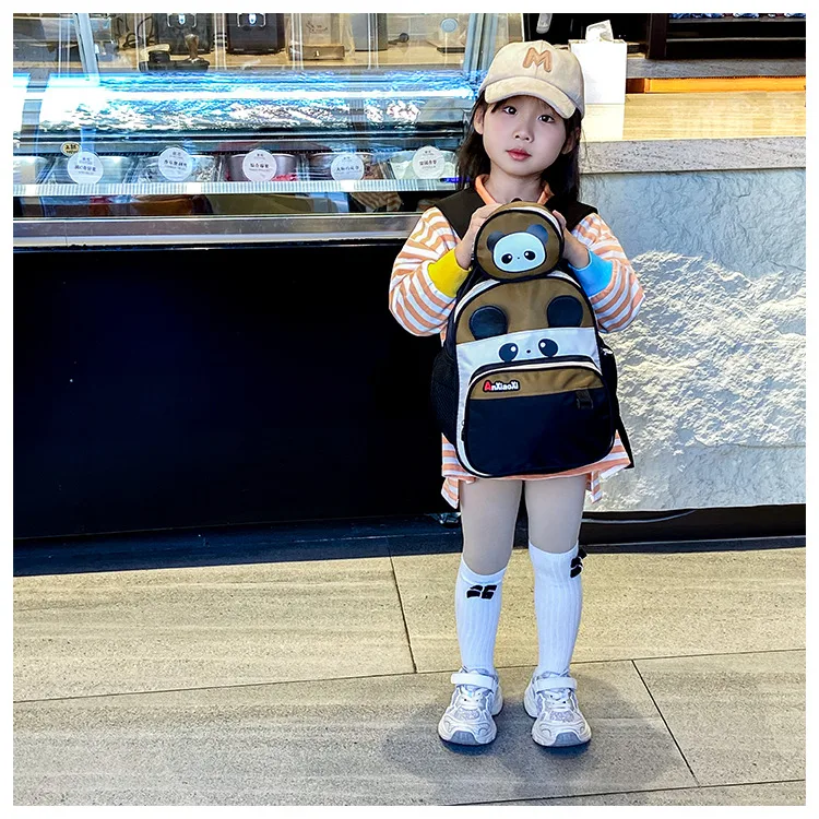 Cartoon Small Animal Children's Shoulder Bag New In Stock Kindergarten School Bag Wholesale Cute Baby Going Out Backpack display picture 4