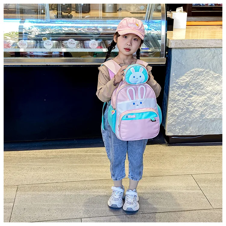 Cartoon Small Animal Children's Shoulder Bag New In Stock Kindergarten School Bag Wholesale Cute Baby Going Out Backpack display picture 9