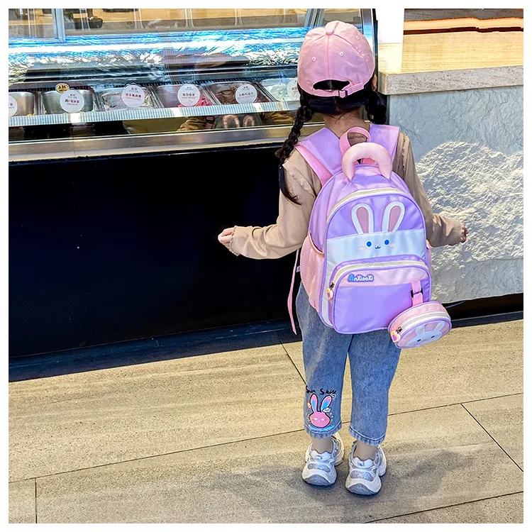 Cartoon Small Animal Children's Shoulder Bag New In Stock Kindergarten School Bag Wholesale Cute Baby Going Out Backpack display picture 14
