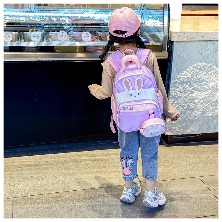 Cartoon Small Animal Children's Shoulder Bag New In Stock Kindergarten School Bag Wholesale Cute Baby Going Out Backpack display picture 15