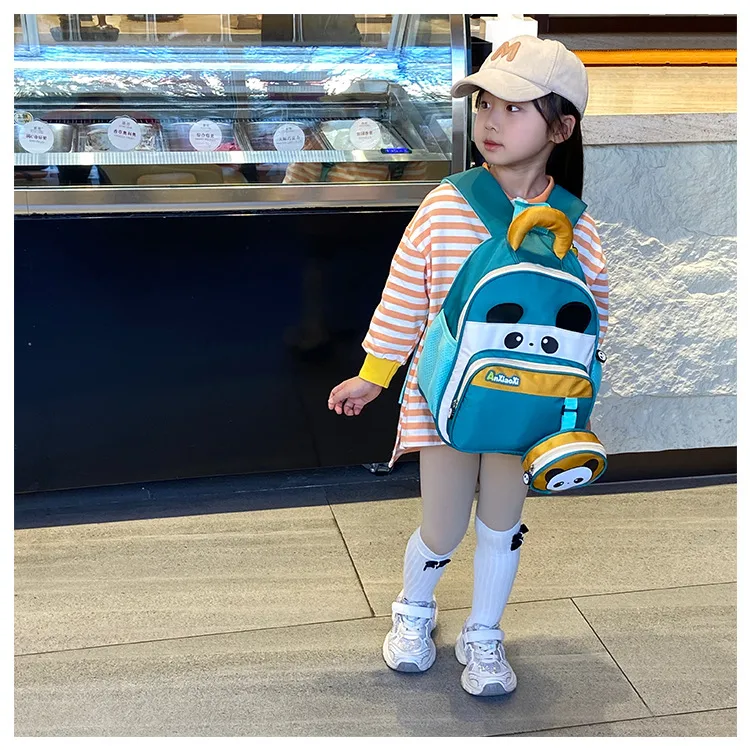 Cartoon Small Animal Children's Shoulder Bag New In Stock Kindergarten School Bag Wholesale Cute Baby Going Out Backpack display picture 19
