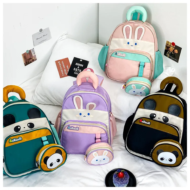 Cartoon Small Animal Children's Shoulder Bag New In Stock Kindergarten School Bag Wholesale Cute Baby Going Out Backpack display picture 22