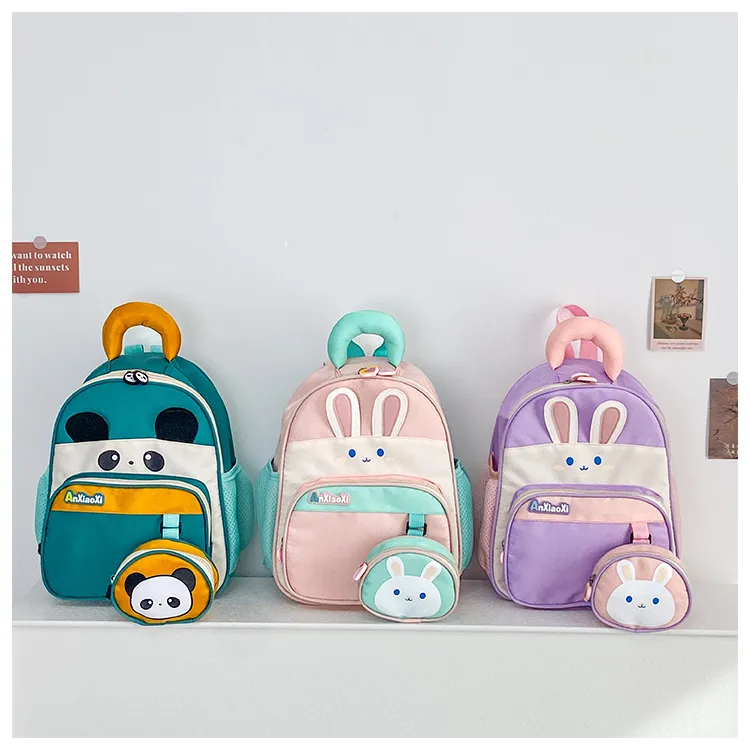 Cartoon Small Animal Children's Shoulder Bag New In Stock Kindergarten School Bag Wholesale Cute Baby Going Out Backpack display picture 24