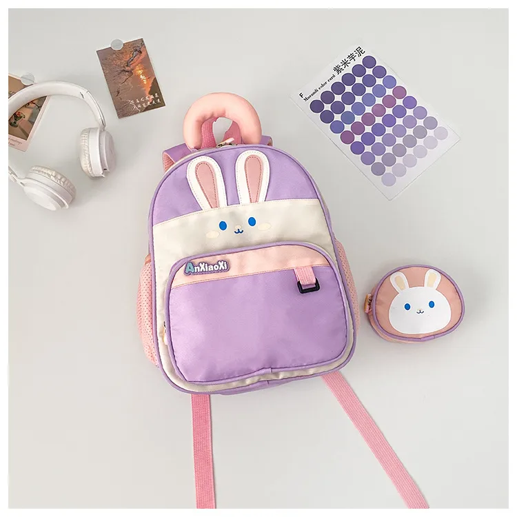 Cartoon Small Animal Children's Shoulder Bag New In Stock Kindergarten School Bag Wholesale Cute Baby Going Out Backpack display picture 27