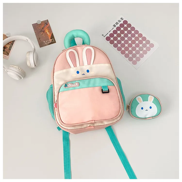 Cartoon Small Animal Children's Shoulder Bag New In Stock Kindergarten School Bag Wholesale Cute Baby Going Out Backpack display picture 28