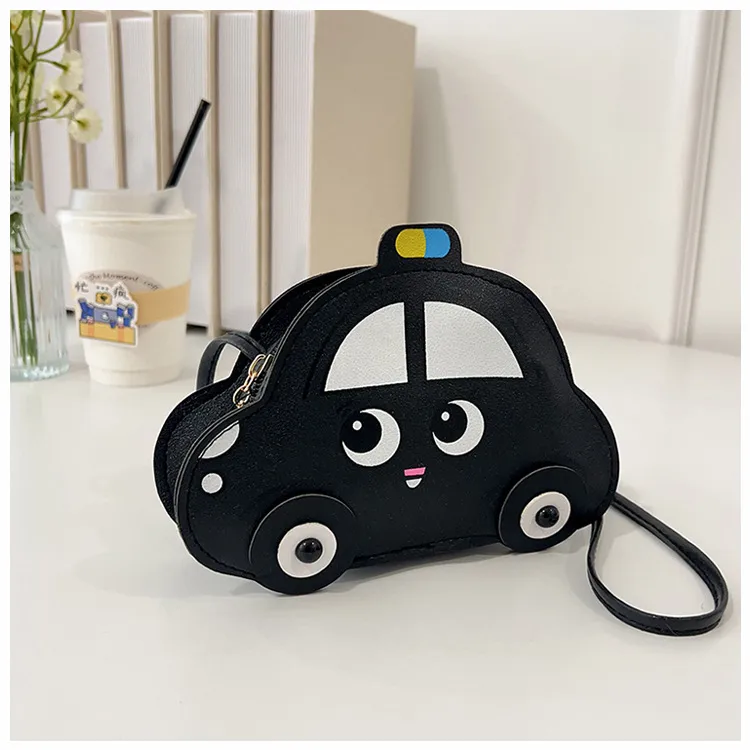 New Children's Bag Cartoon Cute Car Shoulder Crossbody Bag Boys And Girls Fashionable Coin Accessory Bag display picture 29