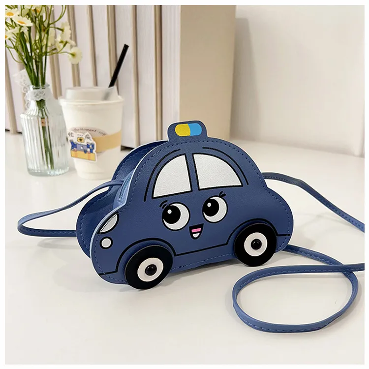 New Children's Bag Cartoon Cute Car Shoulder Crossbody Bag Boys And Girls Fashionable Coin Accessory Bag display picture 31