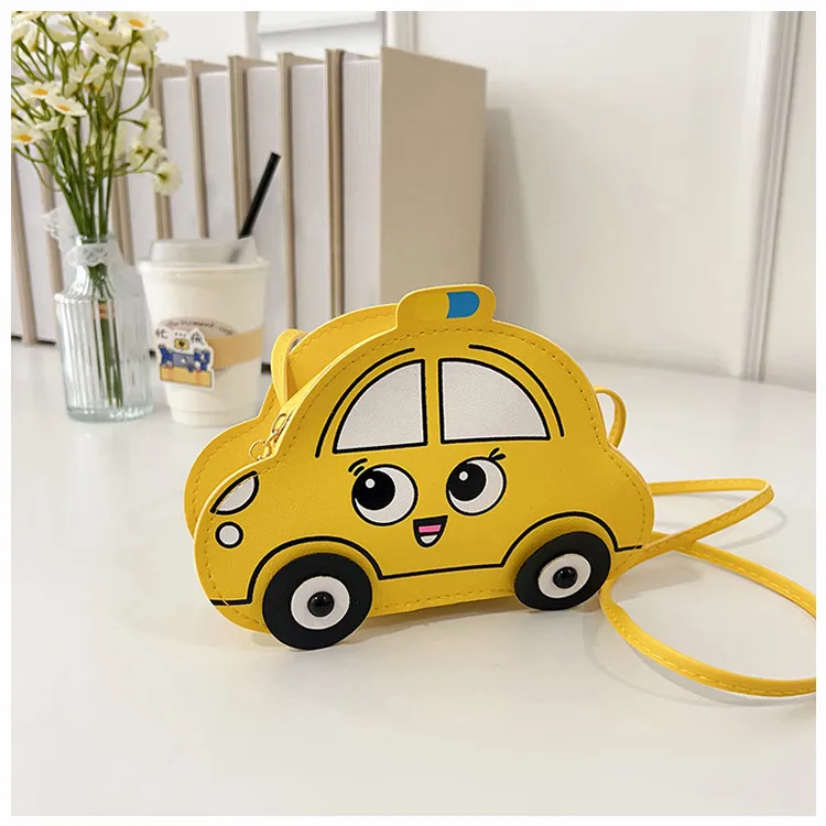 New Children's Bag Cartoon Cute Car Shoulder Crossbody Bag Boys And Girls Fashionable Coin Accessory Bag display picture 35