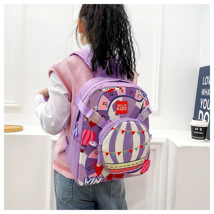 New Children's Cute Backpack Cartoon  Primary School Students' Kindergarten Schoolbag Multi-purpose Ridge Protection Early Education Schoolbag display picture 6