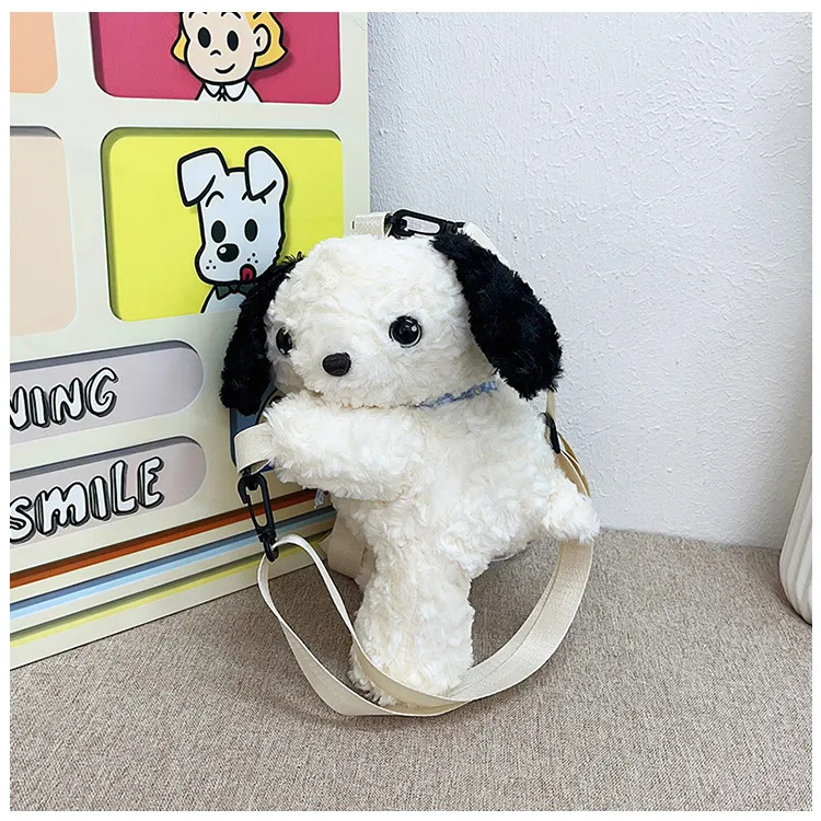 New Cute Stuffed Backpack Cartoon Doll Panda Doll One-Shoulder Messenger Bag Claw Machine Gift display picture 11