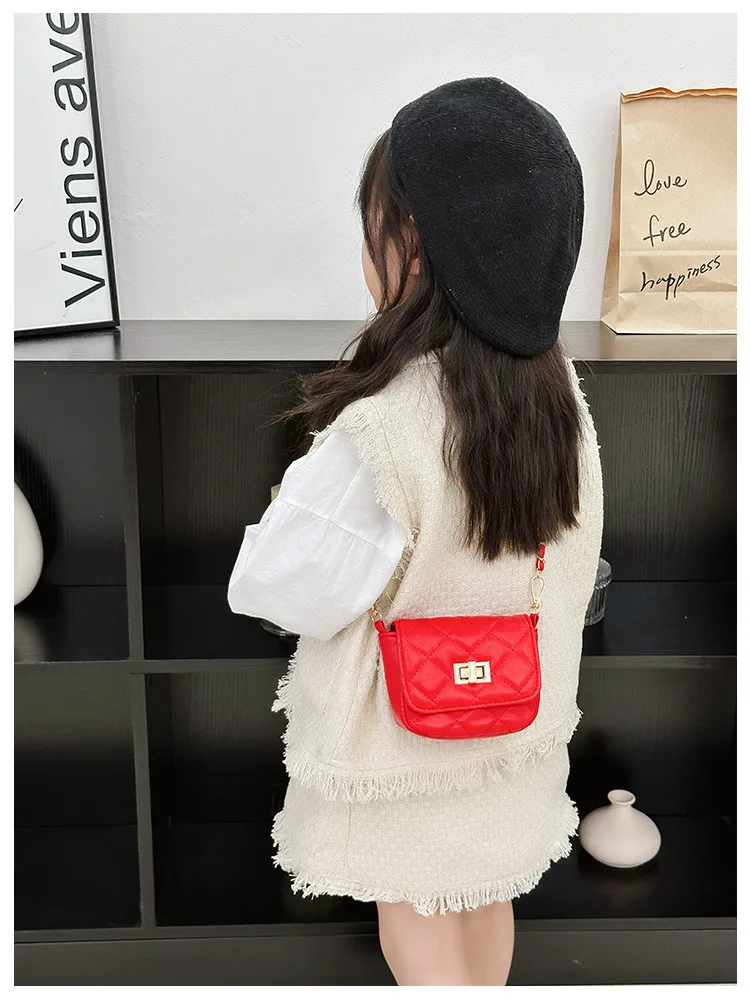 Girls' Bag New Style Cute Chain Children's Shoulder Crossbody Small Bag Fashion  Style Baby Mini Coin Purse display picture 3