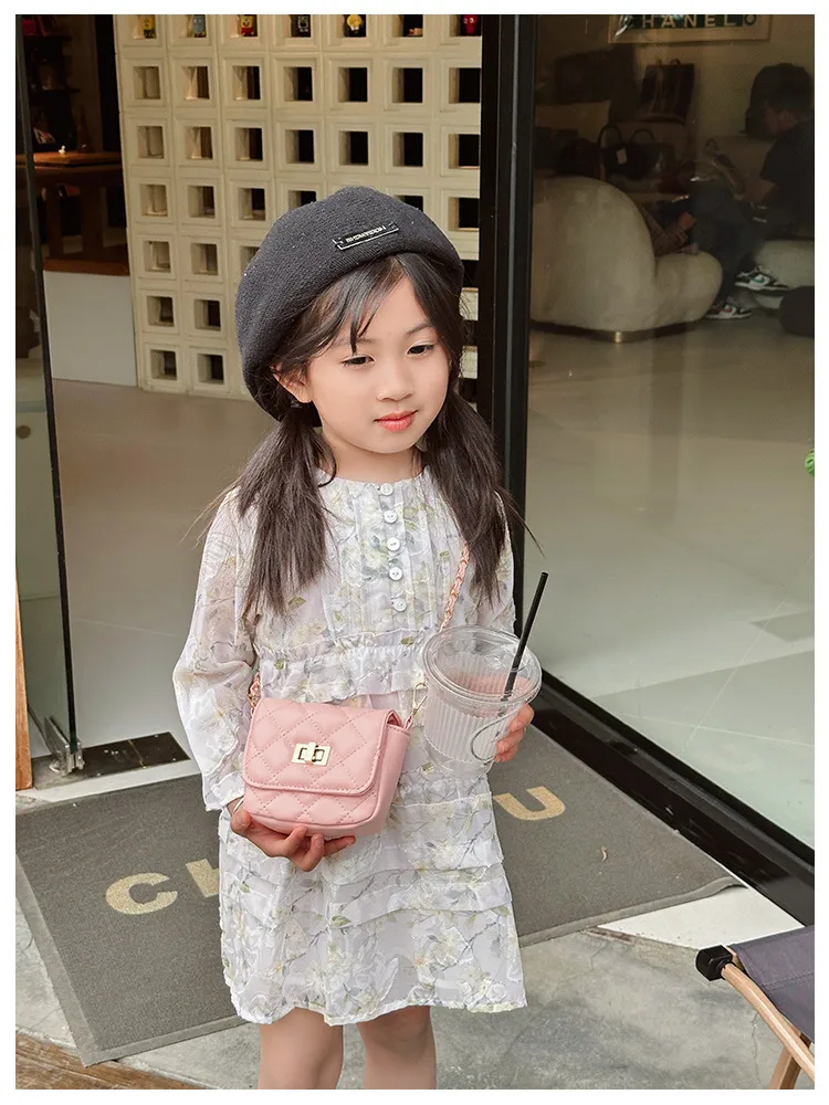 Girls' Bag New Style Cute Chain Children's Shoulder Crossbody Small Bag Fashion  Style Baby Mini Coin Purse display picture 8