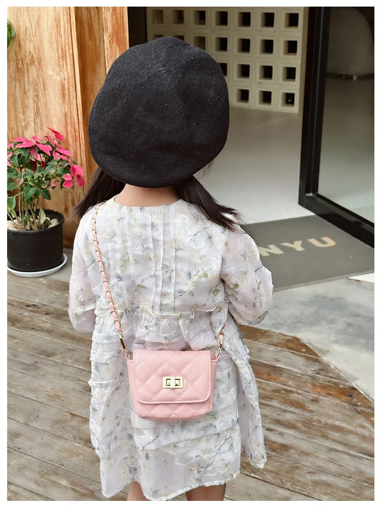 Girls' Bag New Style Cute Chain Children's Shoulder Crossbody Small Bag Fashion  Style Baby Mini Coin Purse display picture 9