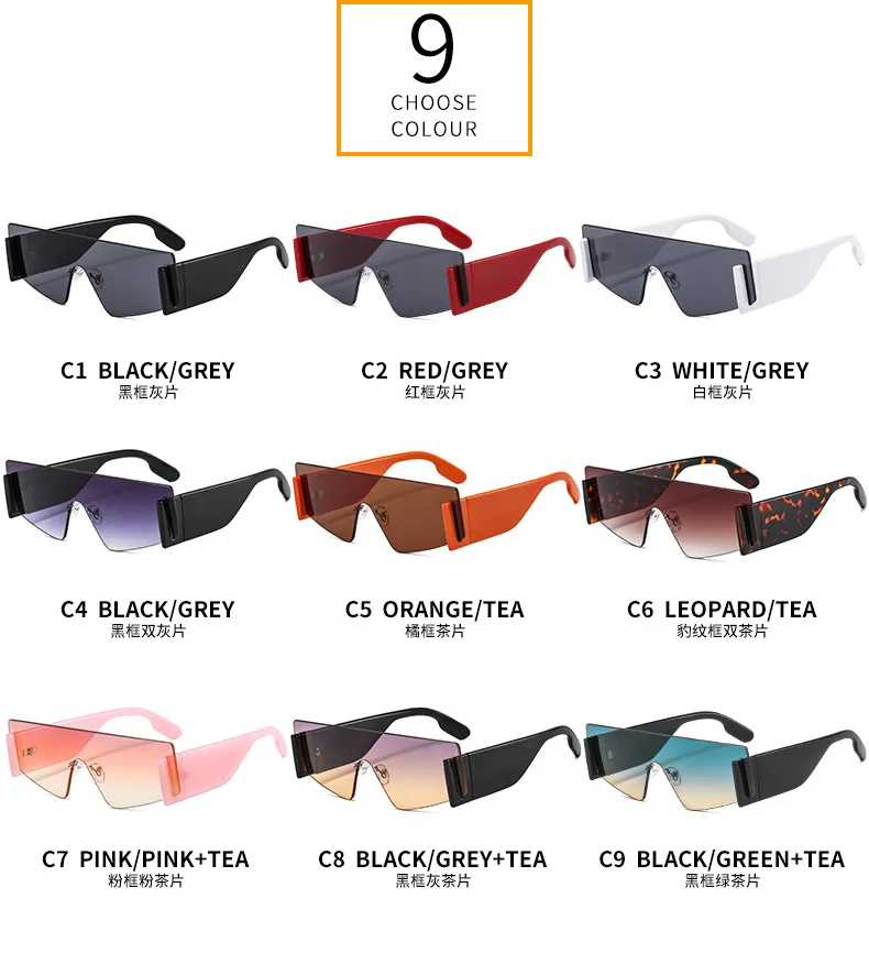 New KZ New Style Men's And Women's Personalized Sunglasses -8320 Fashion Avant-garde  Supply Of Sunglasses display picture 5