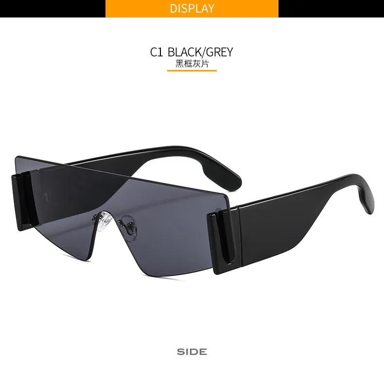 New KZ New Style Men's And Women's Personalized Sunglasses -8320 Fashion Avant-garde  Supply Of Sunglasses display picture 6