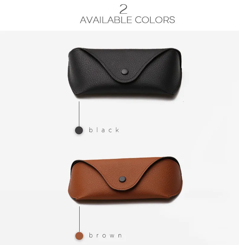 New Foreign Trade Sunglasses Box Compression Oxford Cloth Glasses Box Button Sunglasses Black Brown Packaging Box Wholesale display picture 5