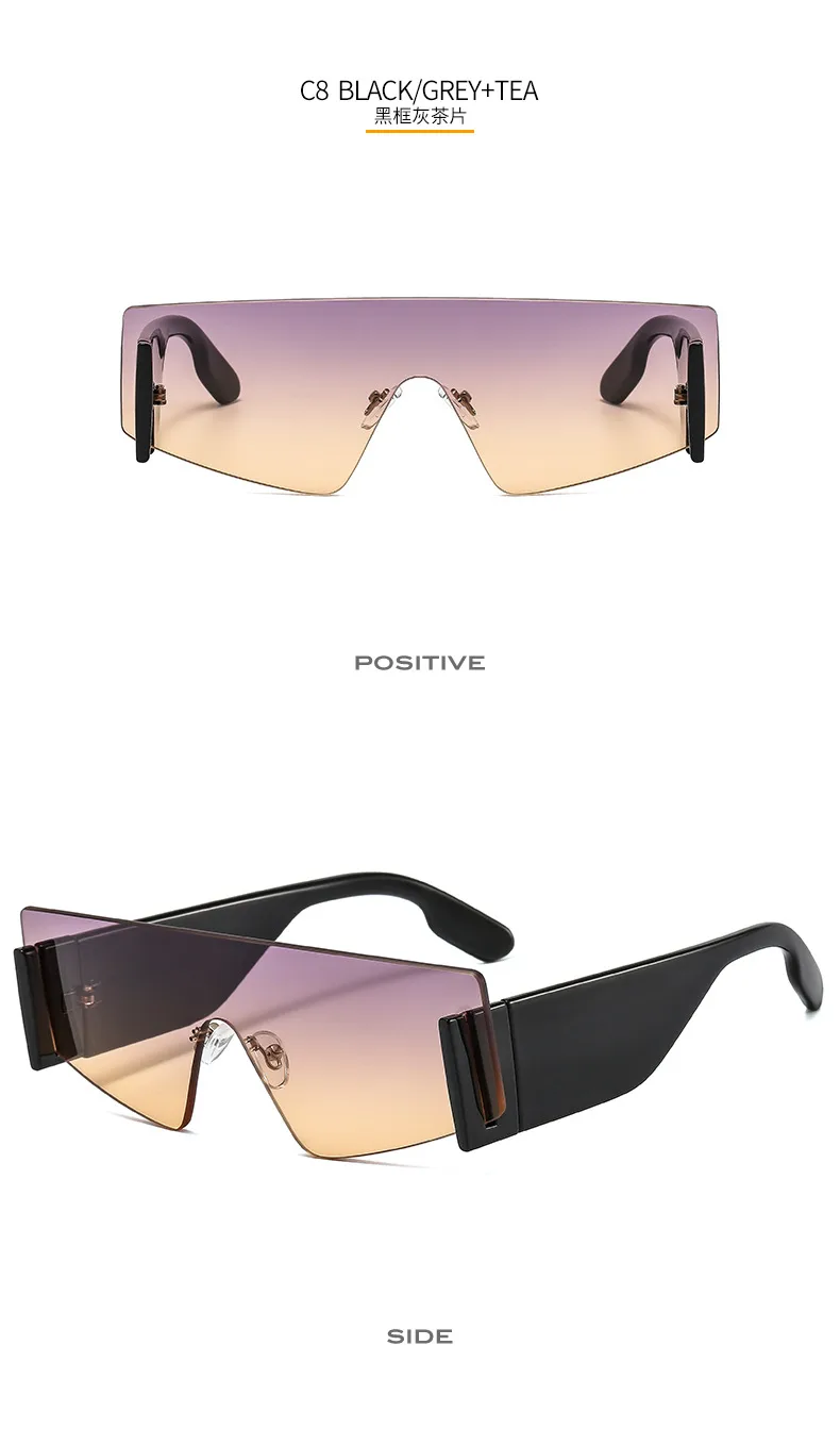New KZ New Style Men's And Women's Personalized Sunglasses -8320 Fashion Avant-garde  Supply Of Sunglasses display picture 14
