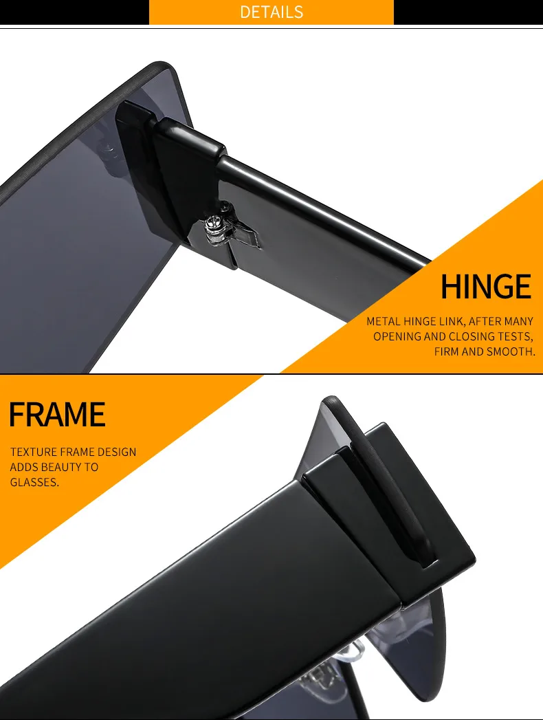 New KZ New Style Men's And Women's Personalized Sunglasses -8320 Fashion Avant-garde  Supply Of Sunglasses display picture 16