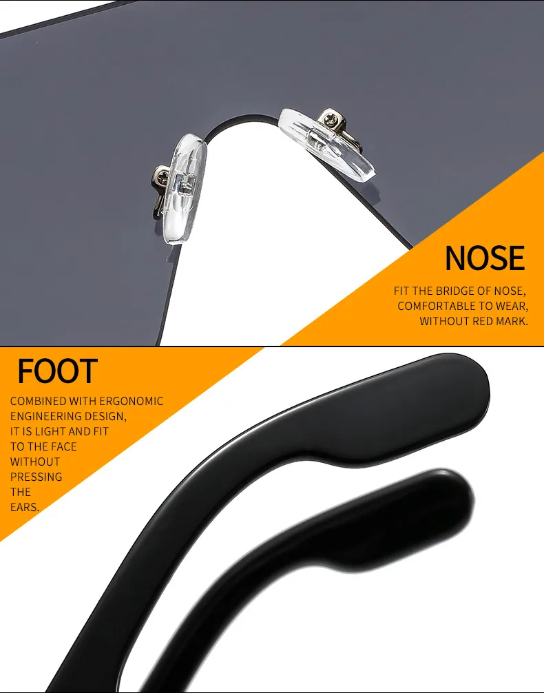 New KZ New Style Men's And Women's Personalized Sunglasses -8320 Fashion Avant-garde  Supply Of Sunglasses display picture 17