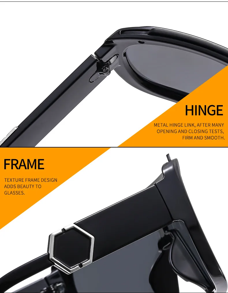 Fashion Fashion A Large Frame Glasses Ball Cool One-piece Sunglasses Riding Men's And Women's Sunglasses 891 display picture 13