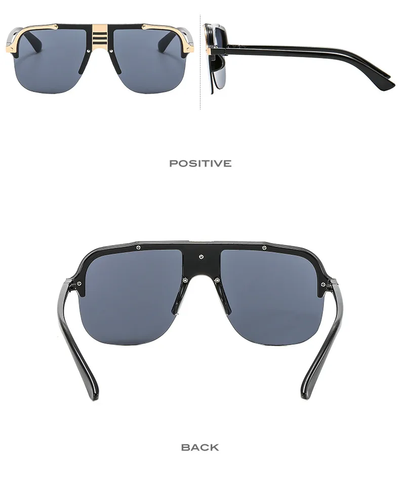 Europe And The United States New  Metal Sunglasses Personalized Men And Women Sunglasses Sunglasses display picture 7