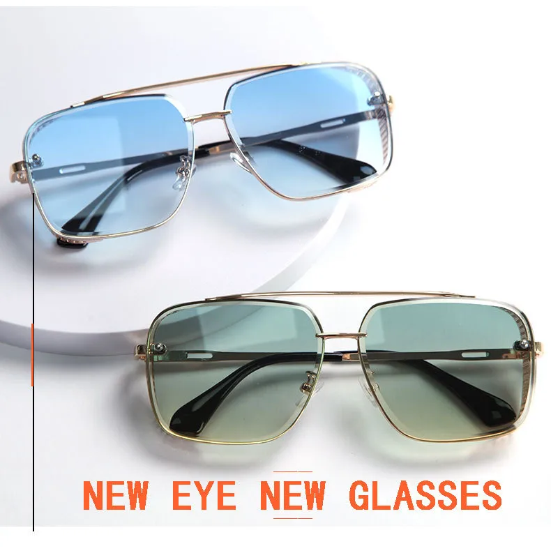 Classic Cool Men's And Women's Frameless Metal Sunglasses Wear Modified Sunglasses 8020 display picture 1