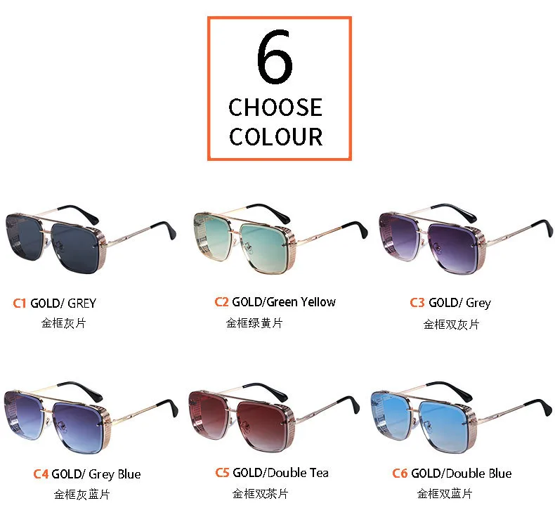 Classic Cool Men's And Women's Frameless Metal Sunglasses Wear Modified Sunglasses 8020 display picture 6