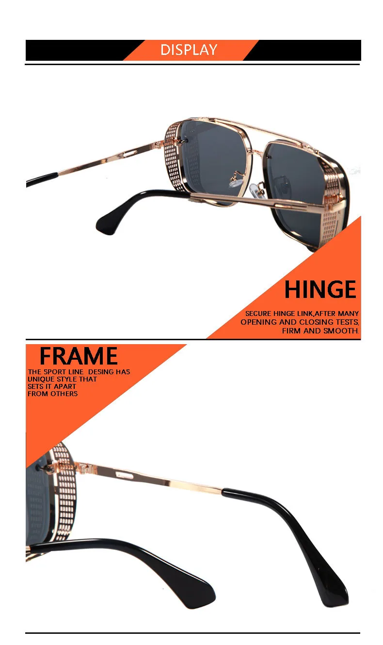 Classic Cool Men's And Women's Frameless Metal Sunglasses Wear Modified Sunglasses 8020 display picture 15