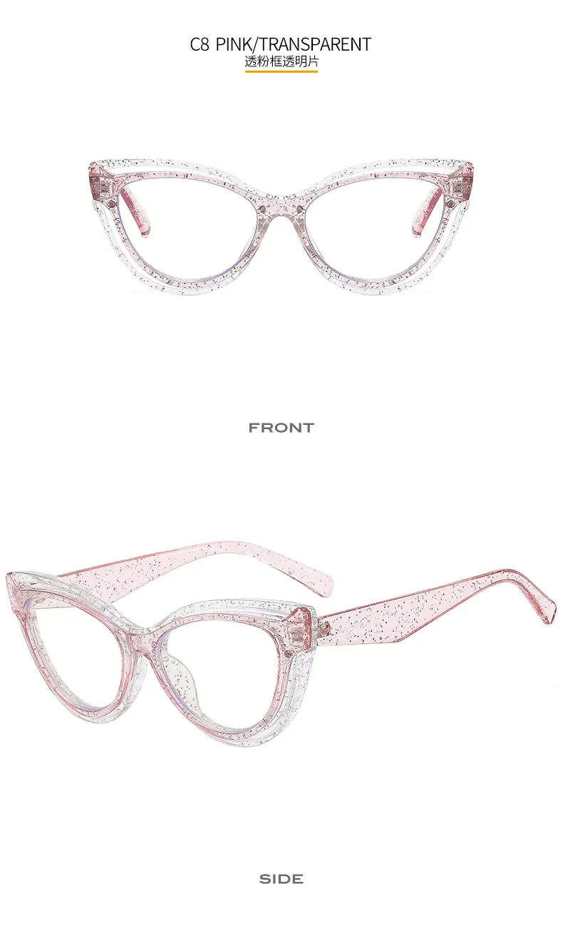 Cat's Eye New Ladies Color Sunglasses 2  Favorite Hot-selling All-match Temperament Sunglasses display picture 14